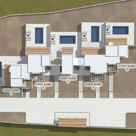 Villa Cato Agro 5, Seafront With Private Pool