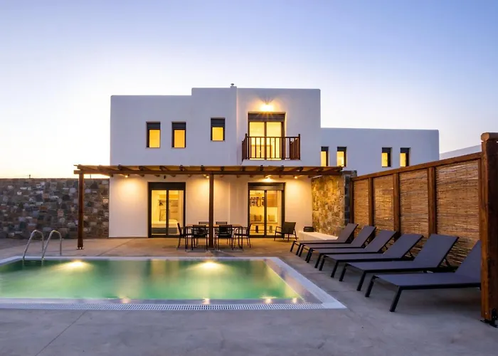 فيلة Cato Agro 5, Seafront With Private Pool Afiartis